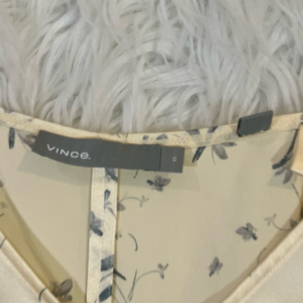 Vince floral print silk camisole tank - Picture 3 of 5